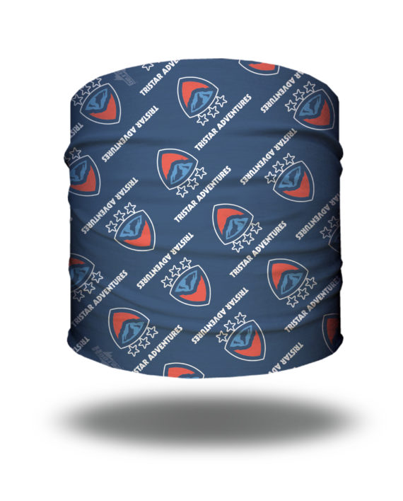 Tristar Adventures Hoo Rag Buff Logo Navy