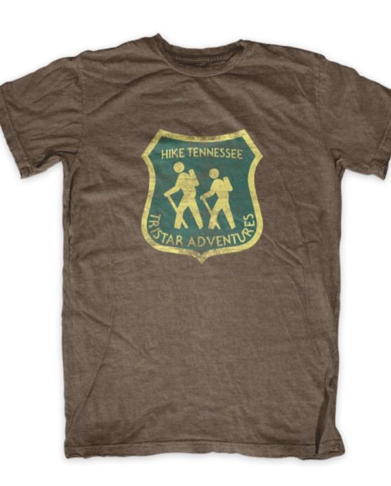 Tristar Adventures hike tennessee badge brown shirt instagram