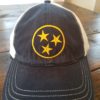 Relaxed fit navy gold white tristar hat cap adventures tennessee