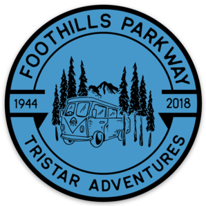 Foothill Parkway Blue Decal Tristar Adventures