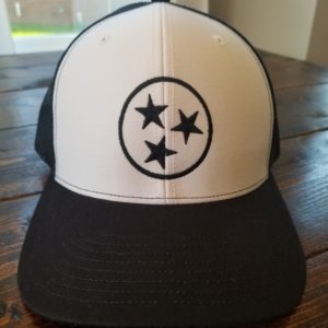 White and Black Tristar Adventures Tennessee Trucker Hat