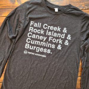 Tristar Adventures long sleeve state parks shirt Charcoal Black