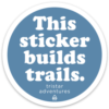 This Trail – Blue and White Decal Tristar Adventures