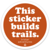 This Trail – Orange and White Decal Tristar Adventures